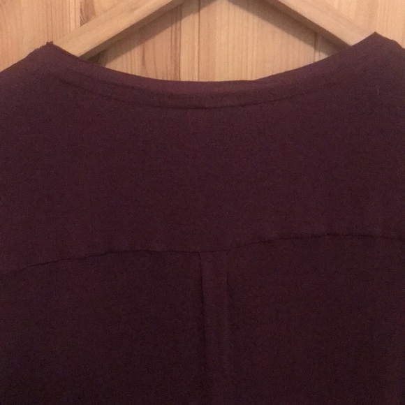 Aritzia T. Babaton Sheer V Neck Shirt - Picture 3 of 6